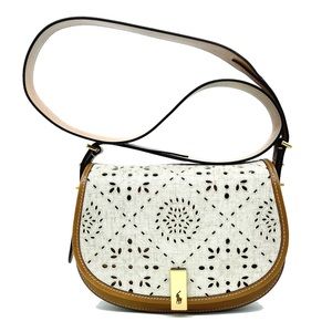 Polo Ralph Lauren Eyelet-Shell Crossbody Bag - Coastal Cowgirl | Coquettecore